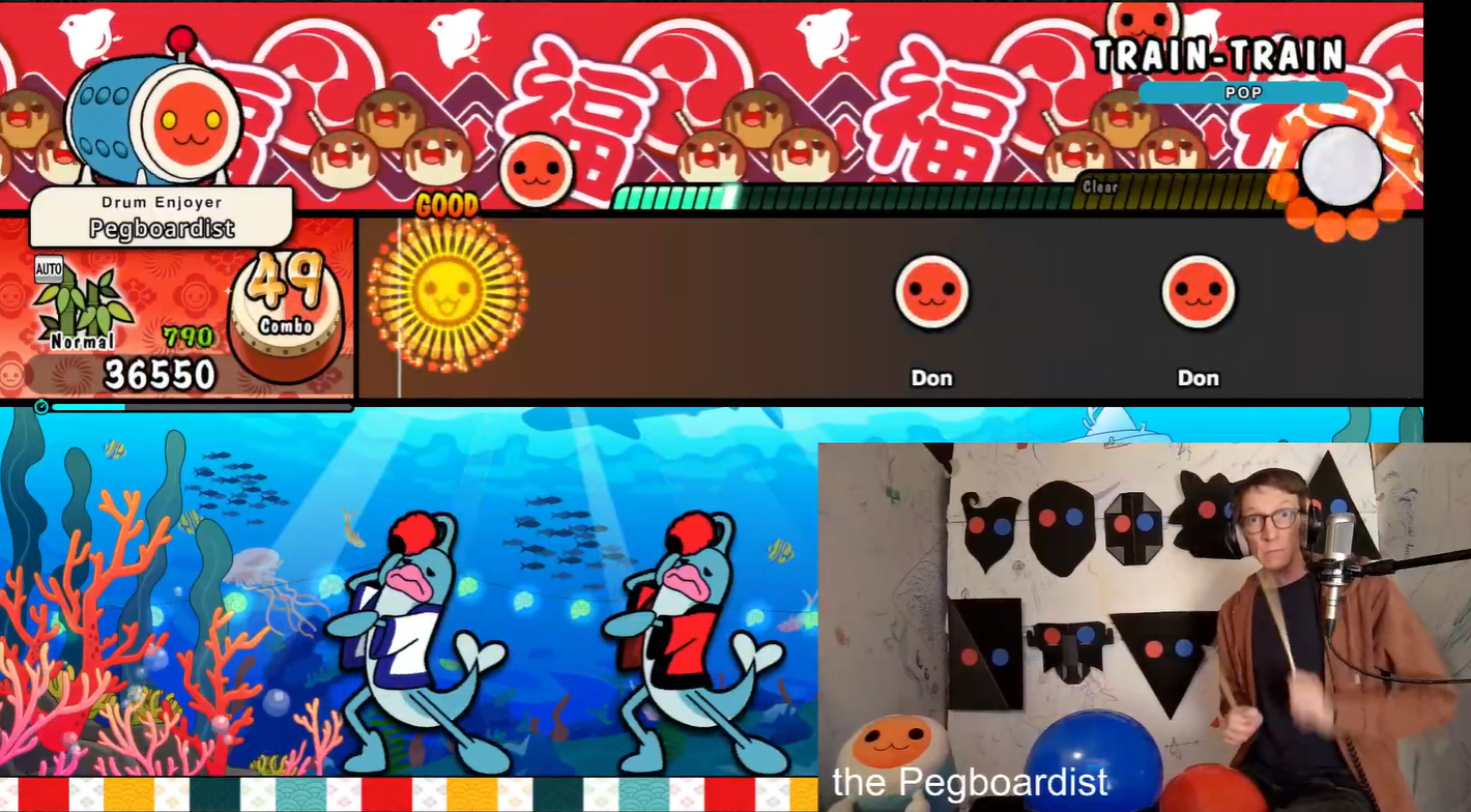 The DIY Rhythm-Game Balloon Drum-a-Long! - exhibit detail 1