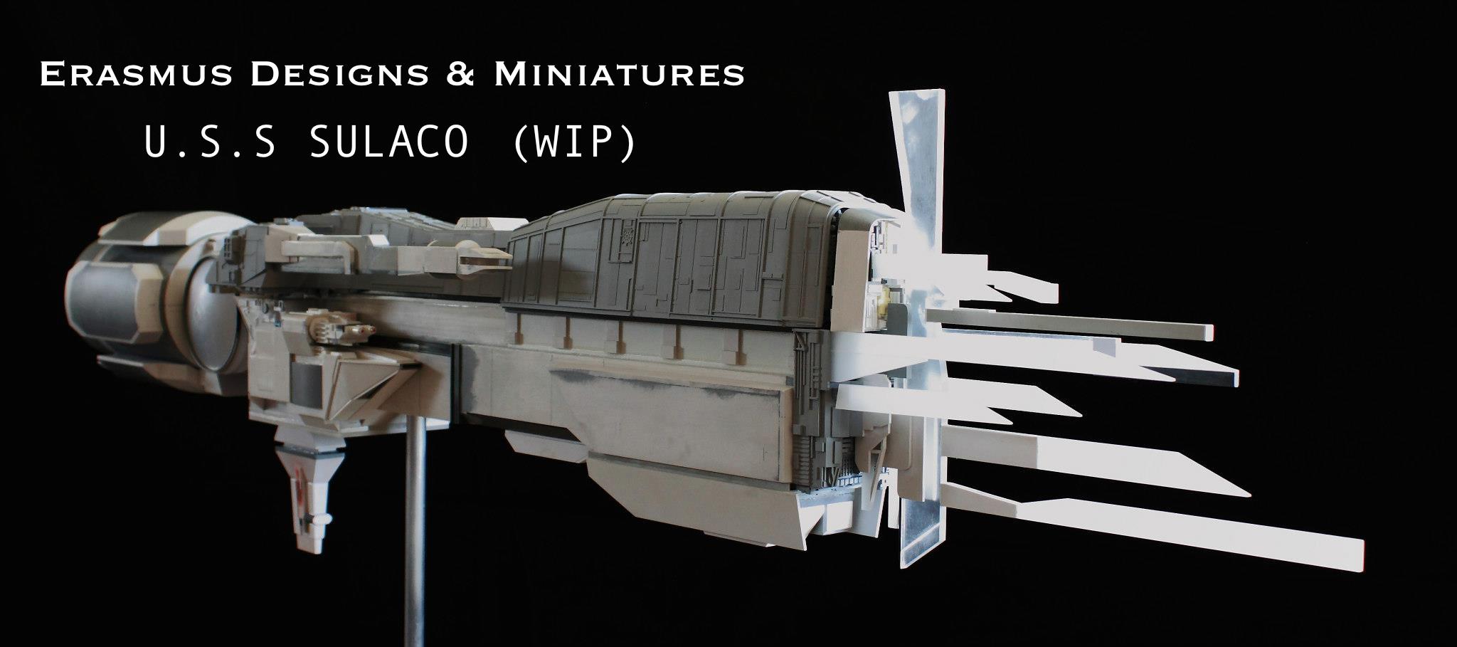 Scratch build of the USS Sulaco in 1/350 scale from the film ALIENS project image